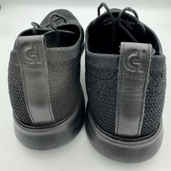 Cole Haan 2.ZERØGRAND Wingtip Oxford Black Stitchlite Men’s 9.5M C28527 - Picture 5 of 8